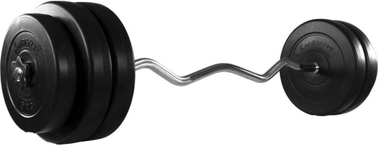 MOVIT SZ Curlset 23,5kg 35kg oder 55kg, Hantelset 65kg oder 95kg, mit Sternverschlüssen + Gewichtsscheiben