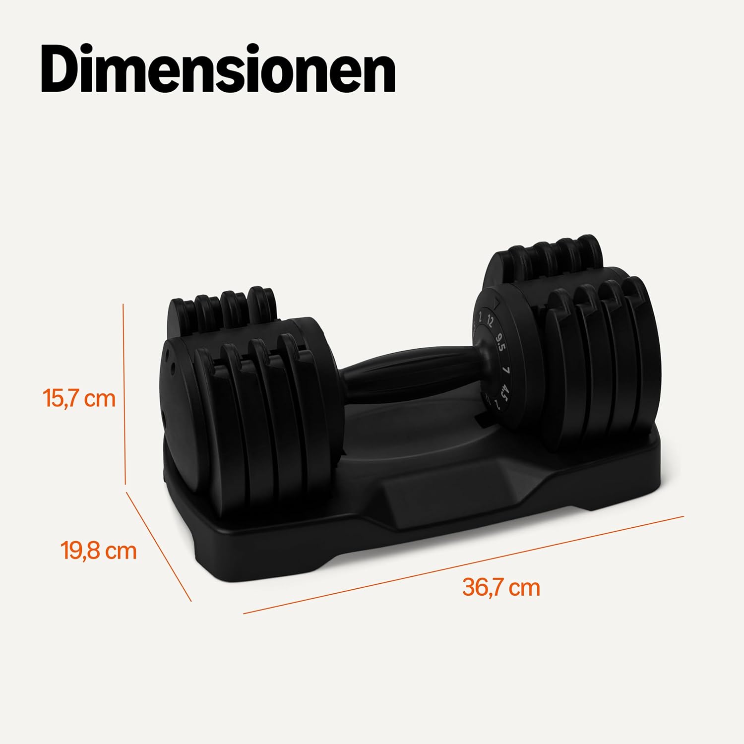 Amazon Basics Adjustable Dumbbell Single Dumbbell