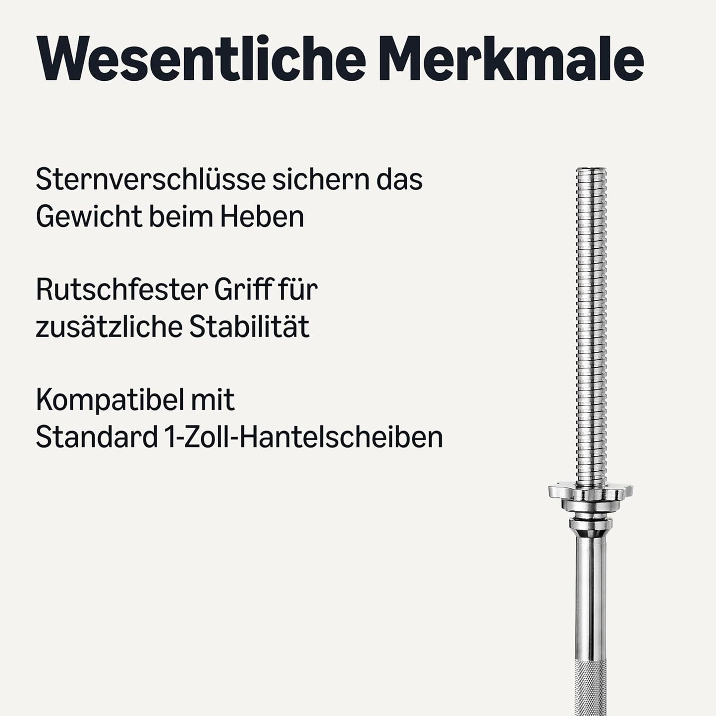 Amazon Basics Langhantelstange