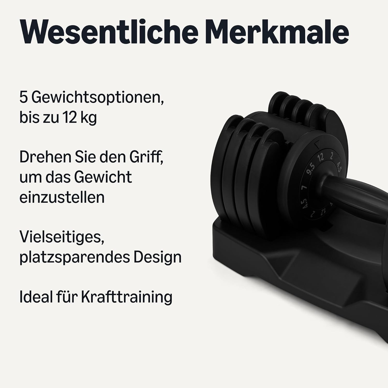 Amazon Basics Adjustable Dumbbell Single Dumbbell