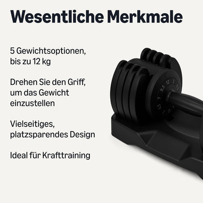 Amazon Basics Adjustable Dumbbell Single Dumbbell